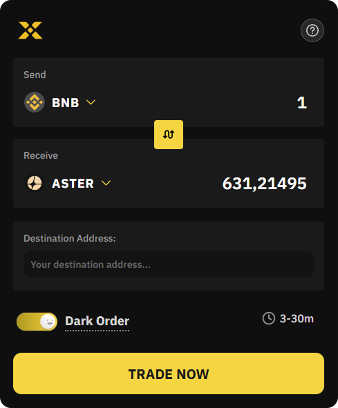 TradeOnCEX Swap Interface