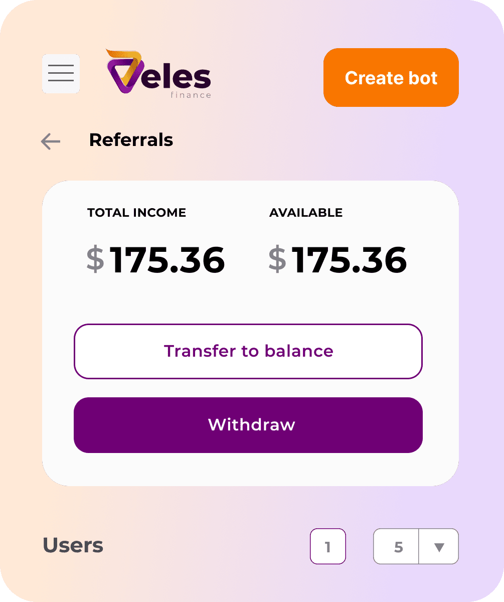 Veles — trading bot platform for people