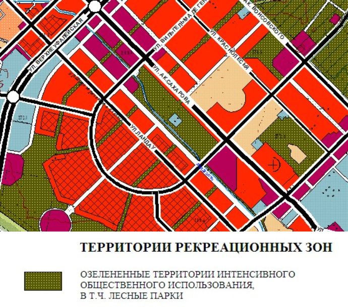 План застройки екатеринбурга до 2035 года карта