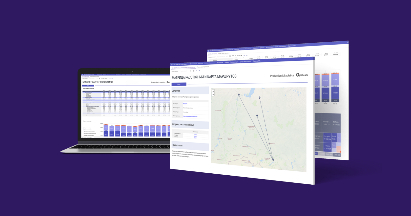 Logistics Planning | Демонстрационная модель OptiTeam