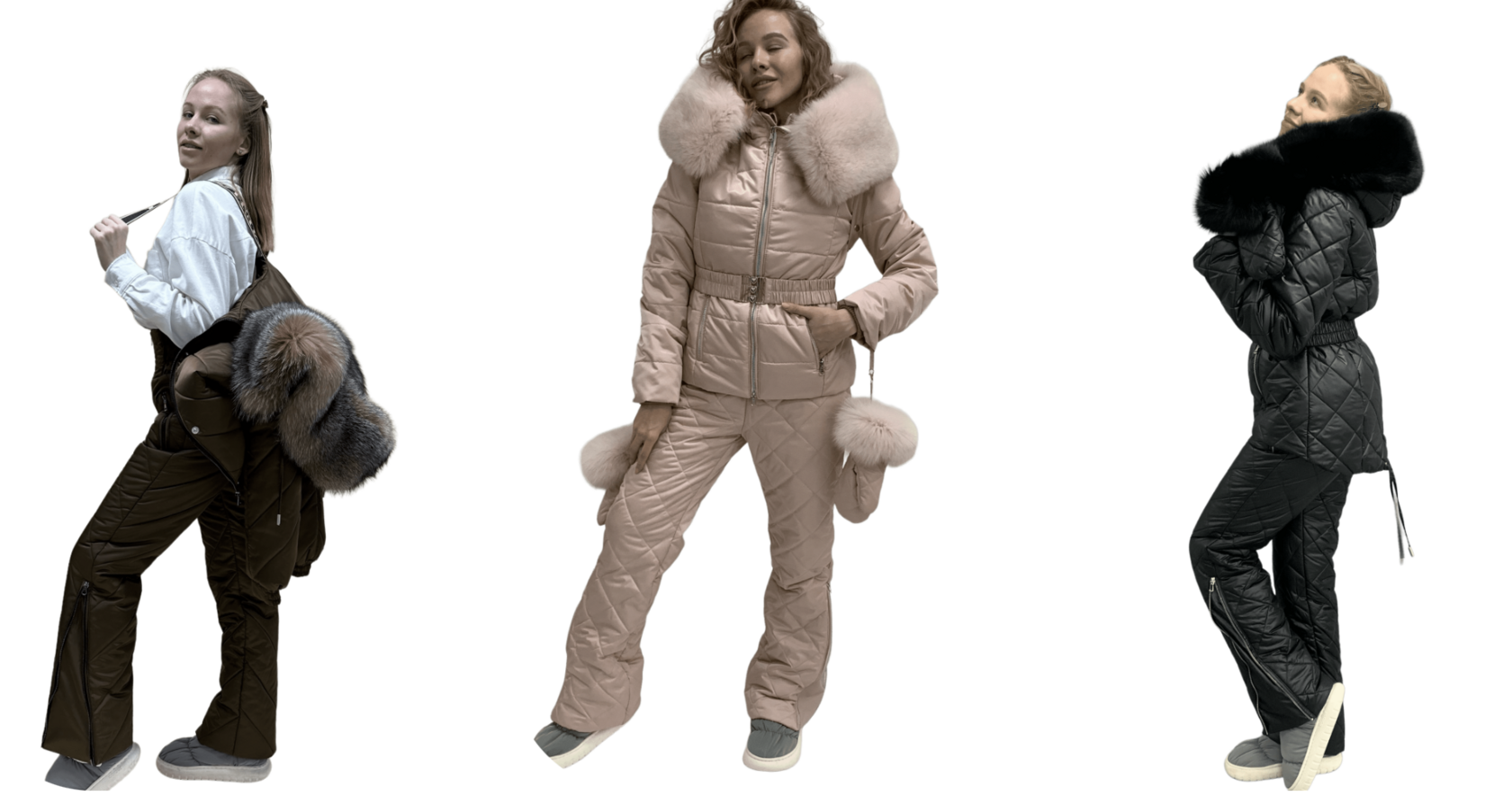 Болоневые костюмы женские: куртка + штаны зимние от бренда мехалини