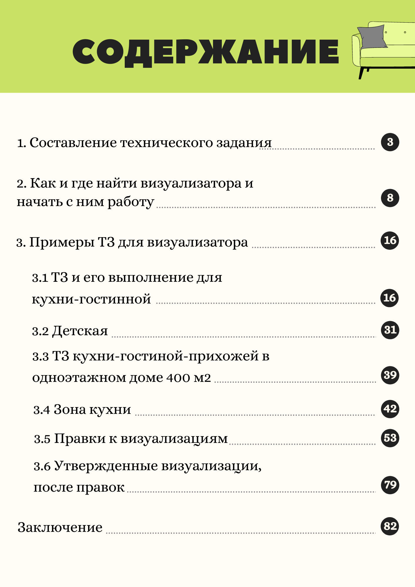 Примеры тз для дизайнера интерьера