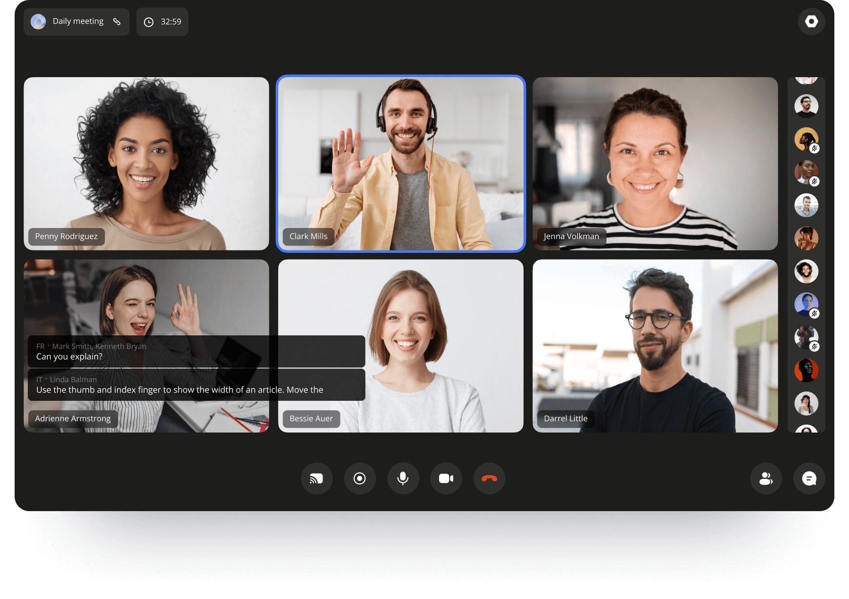 распознавание речи и перевод в видеочате
