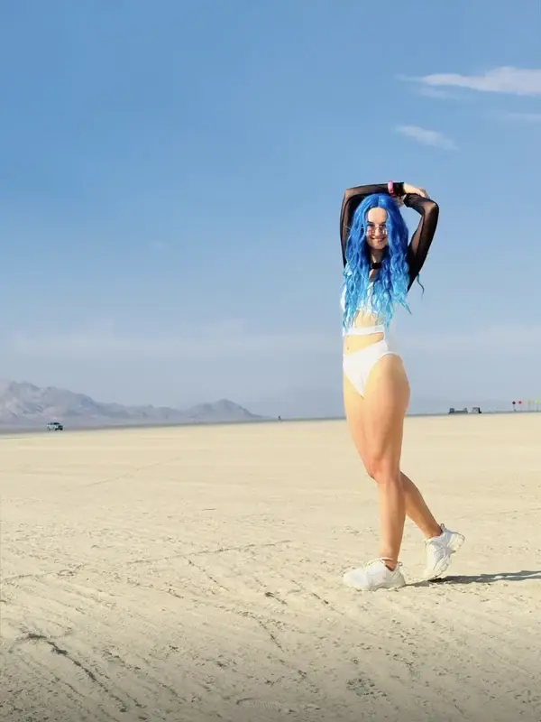Maria at Burning Man