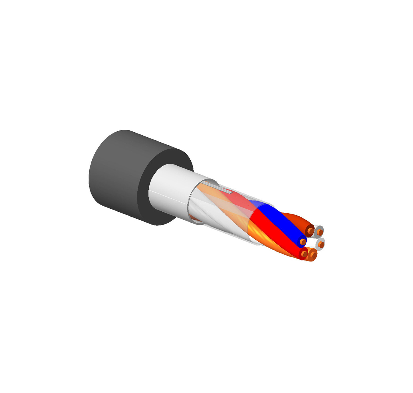 Трибоэлектрический кабель |Для охранных систем