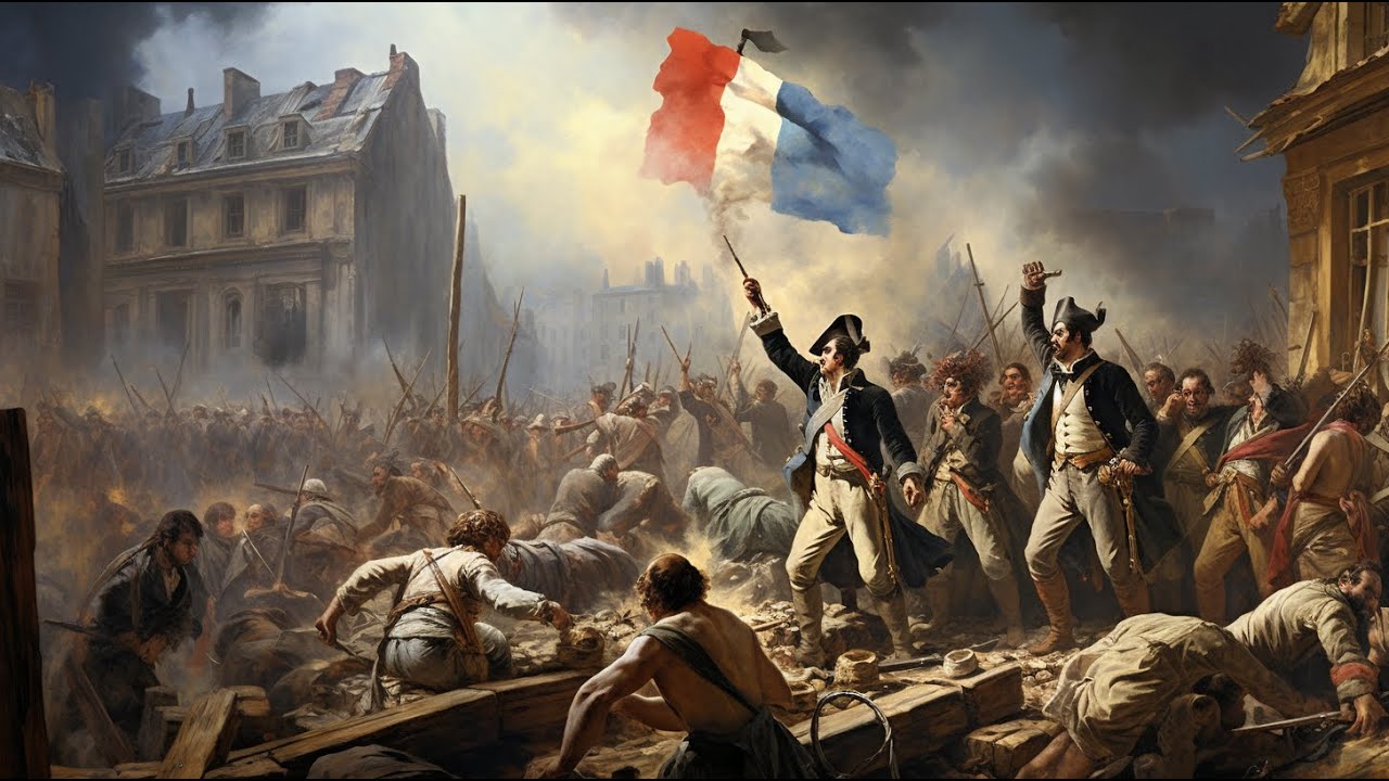 Сцена Французской революции — важного исторического события конца XVIII века