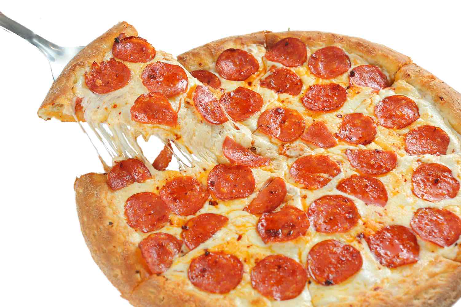 фото пиццы на белом фоне пепперони фото 24