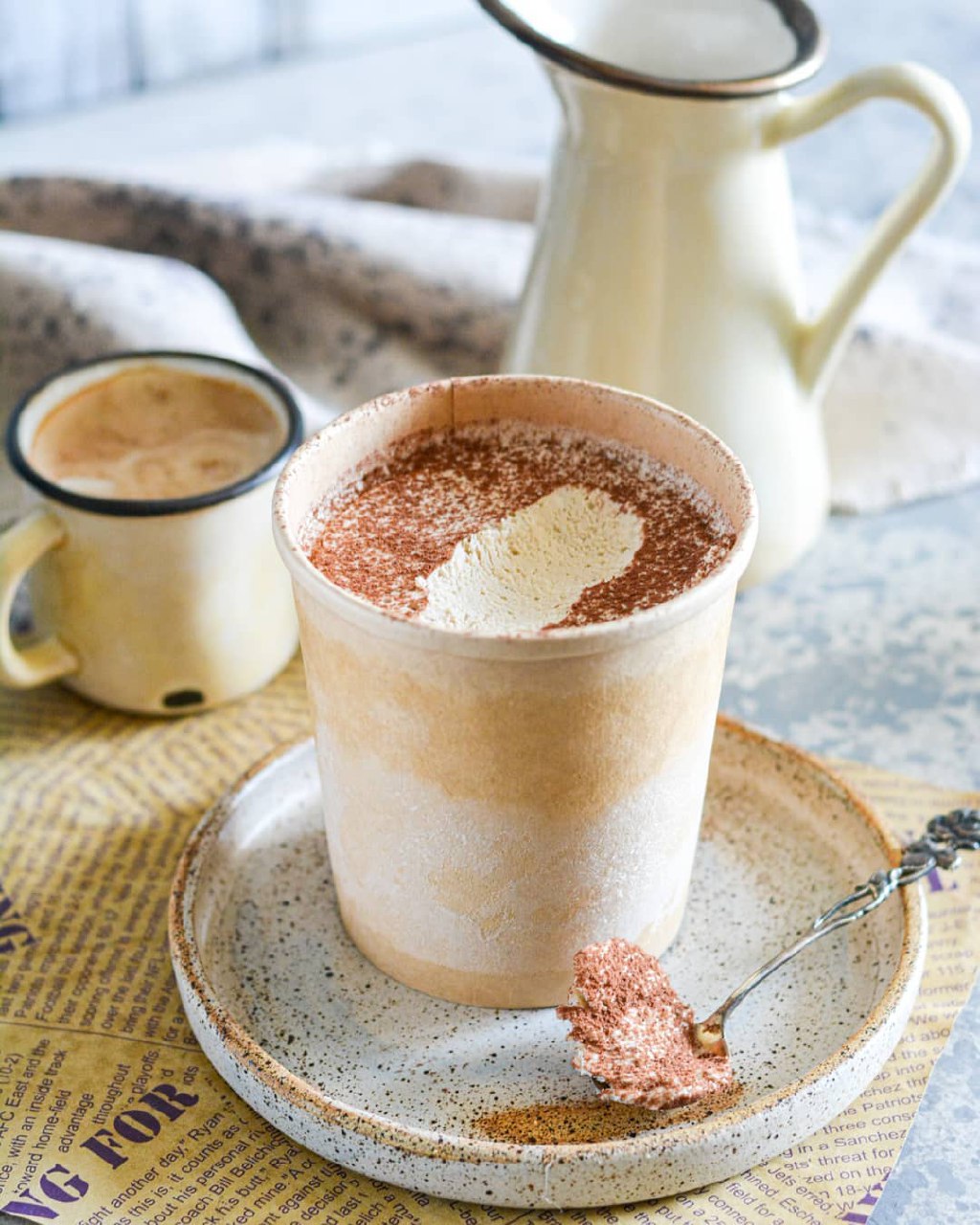 Рецепт мороженого из сливок, сгущенки и кофе