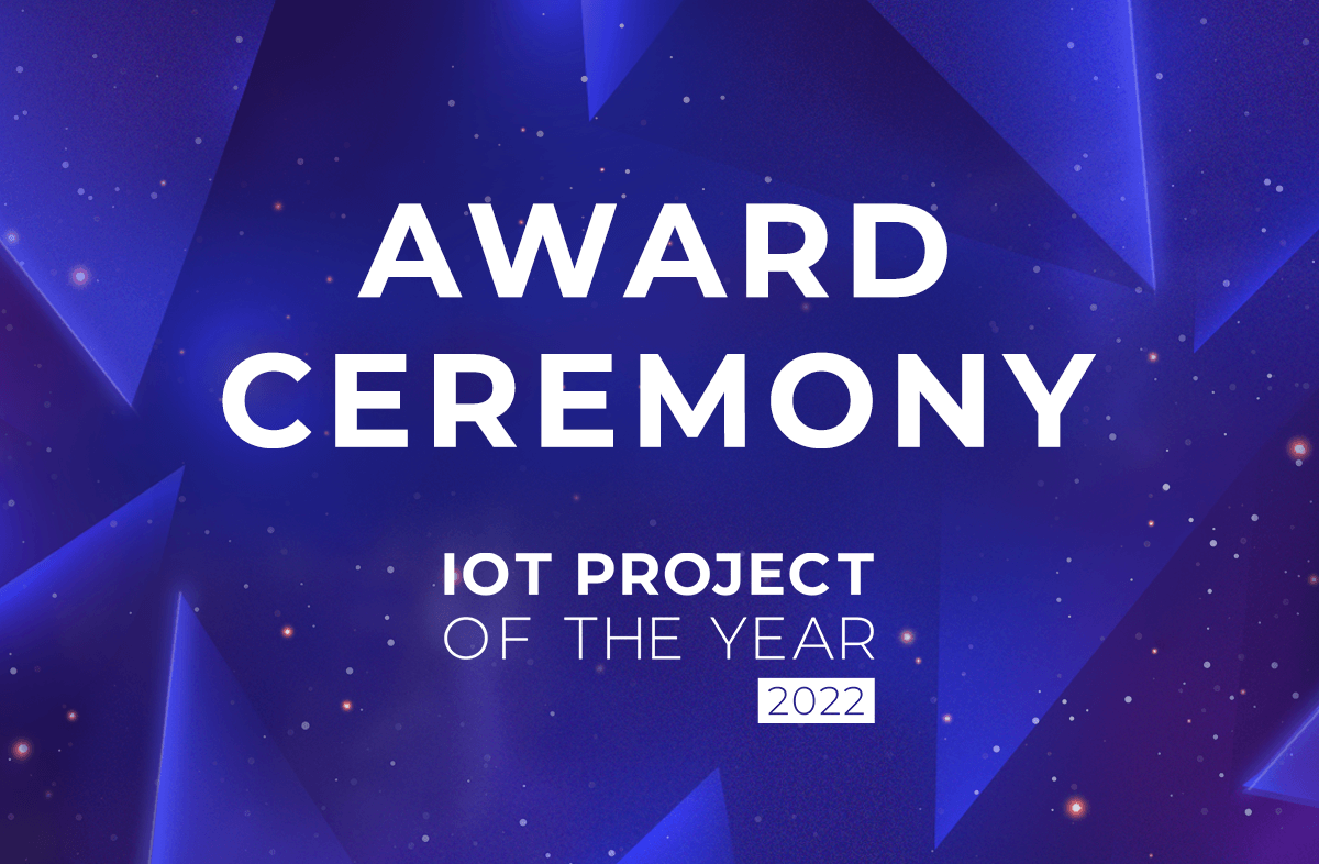 Award ceremony IoT project of the year