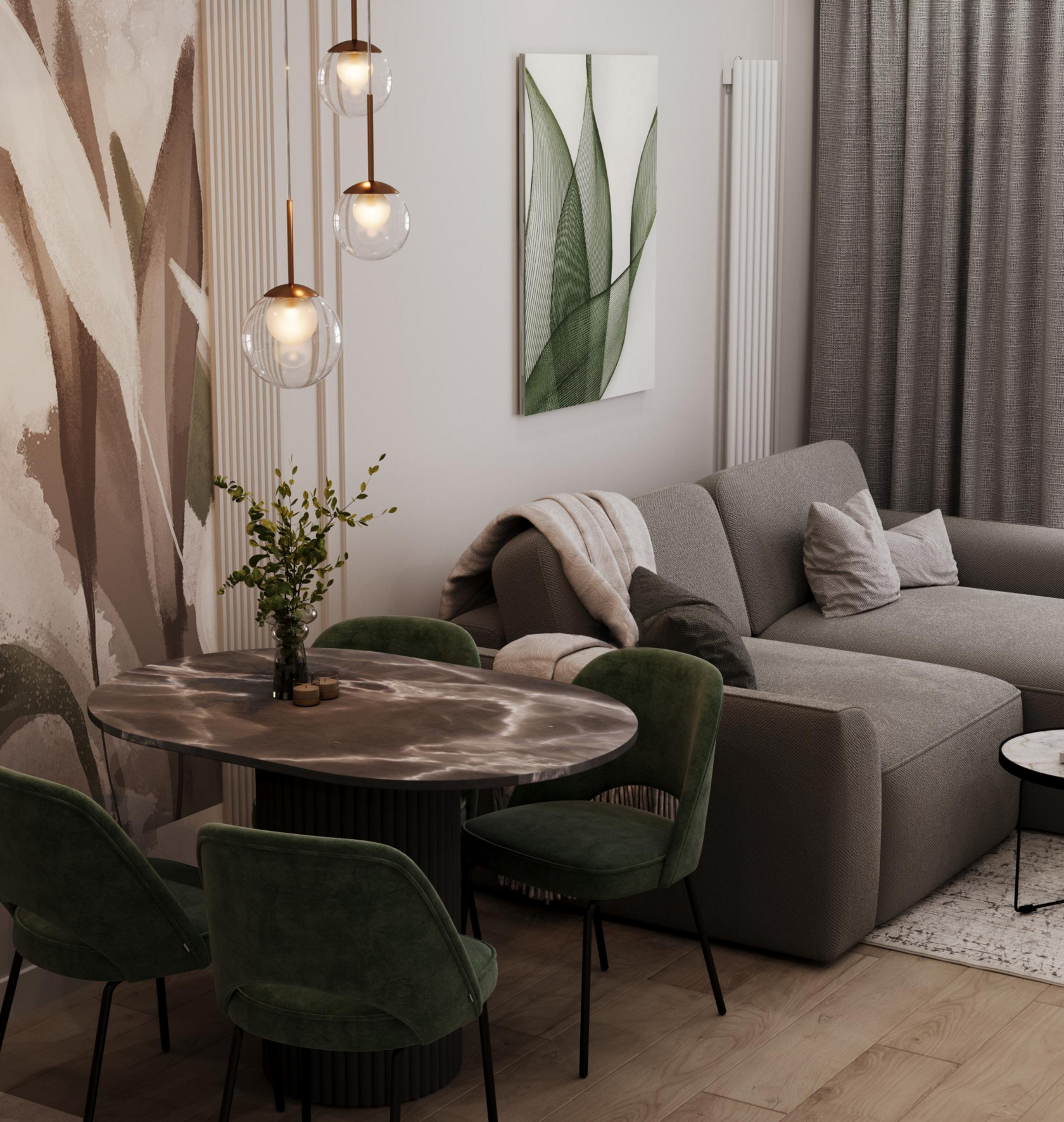 Дизайн квартиры 45 м² в ЖК Легенда, Тула — современный минимализм ...
