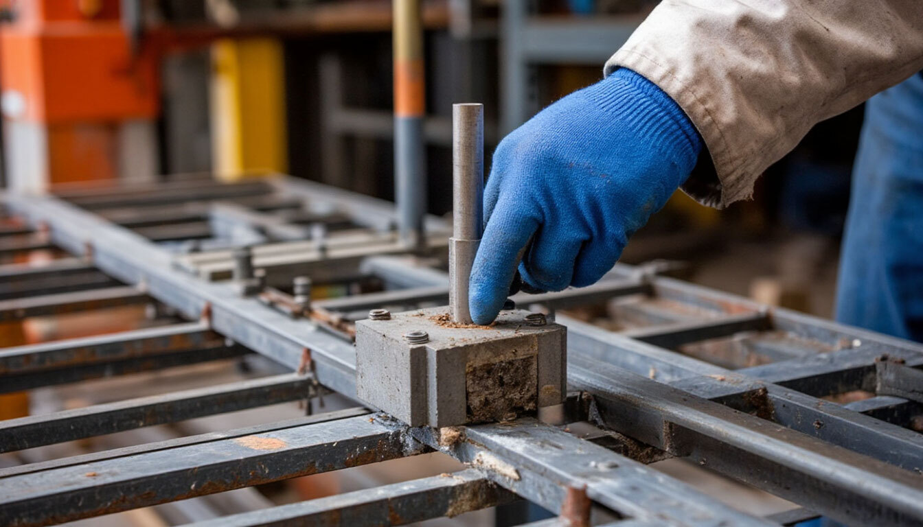 Испытания арматурных каркасов на разрыв