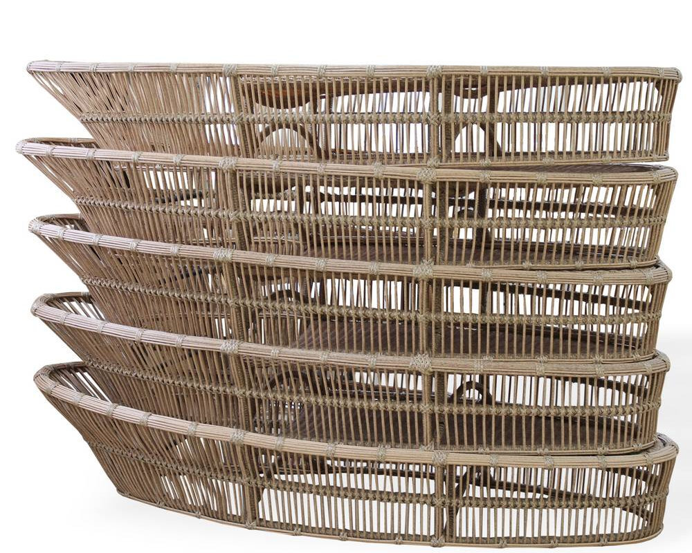 Шезлонг Лучиано из ротанга