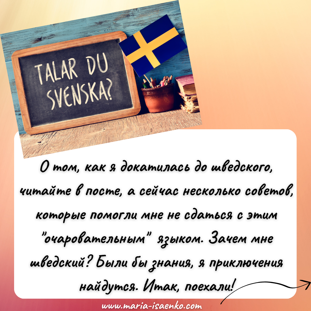 Мои шведские приключения из серии «Talar du svenska?»