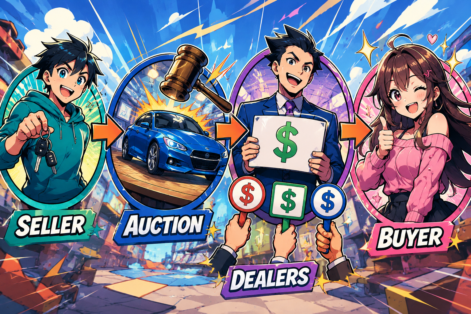 How Japanese car auctions work
