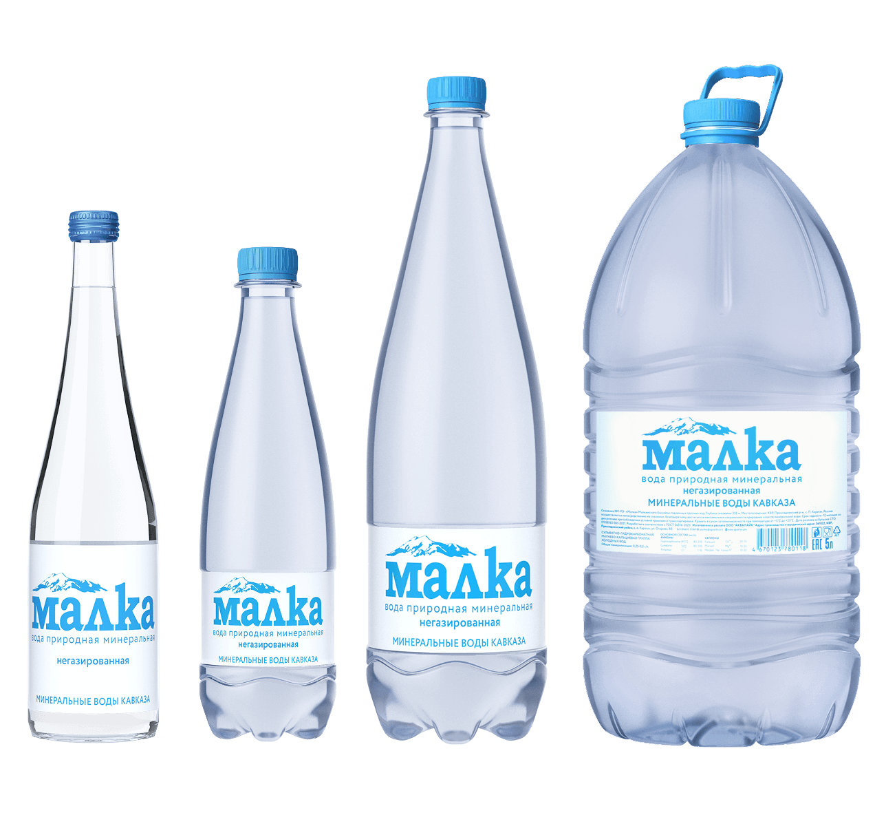 Минеральная Вода «Малка» негазированная