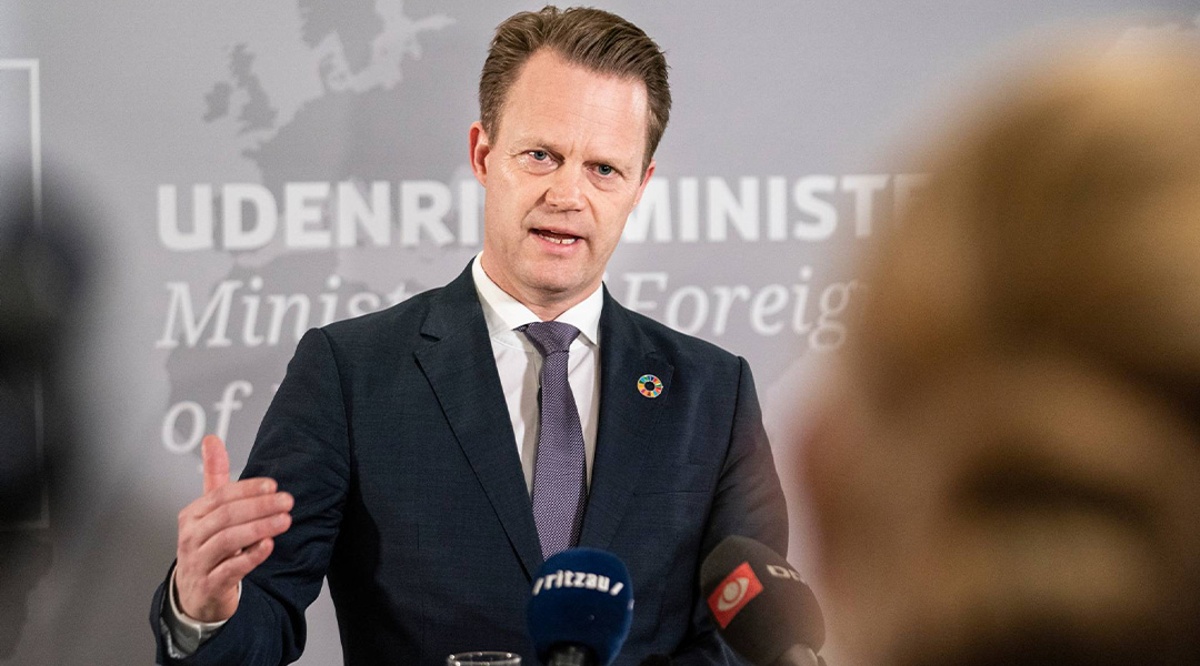 Jeppe Kofod, the Foreign Minister of Denmark