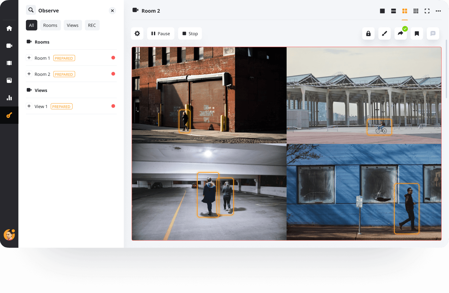 распознавание объектов в системе видеонаблюдения