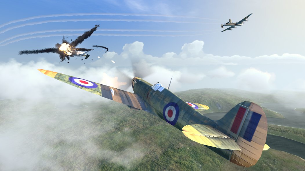 Warplanes WW2 Dogfight игра про военные самолёты на телефон