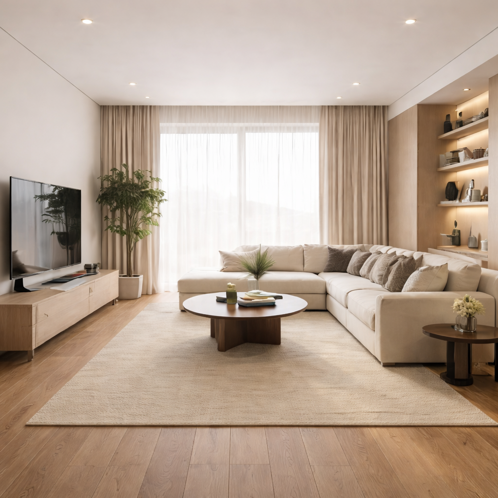 Гостиная после ремонта