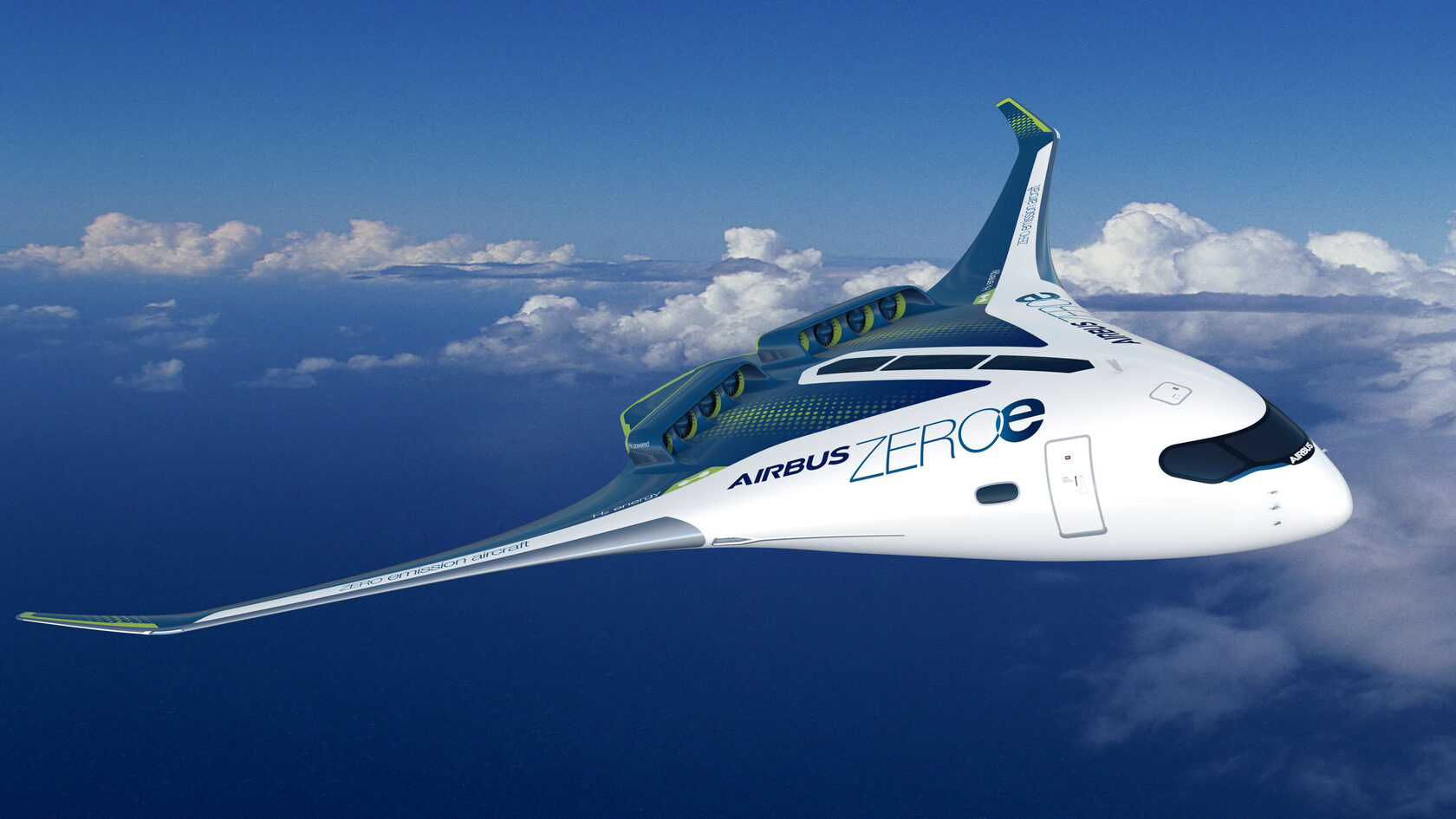 Водородный самолёт Airbus ZEROe — экологичное будущее авиации