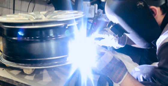 сварка дисков арганом