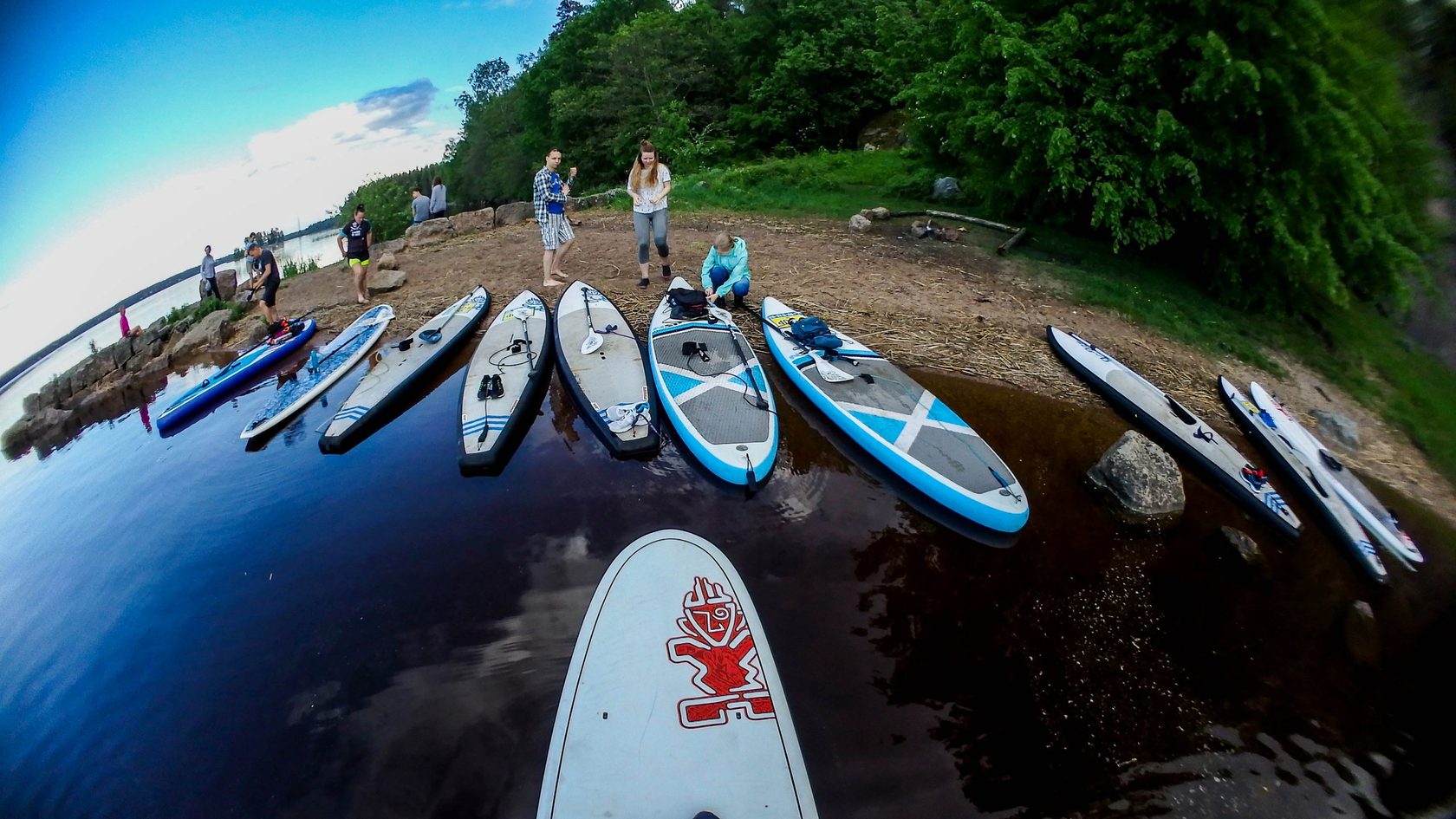 Sup Board по реке