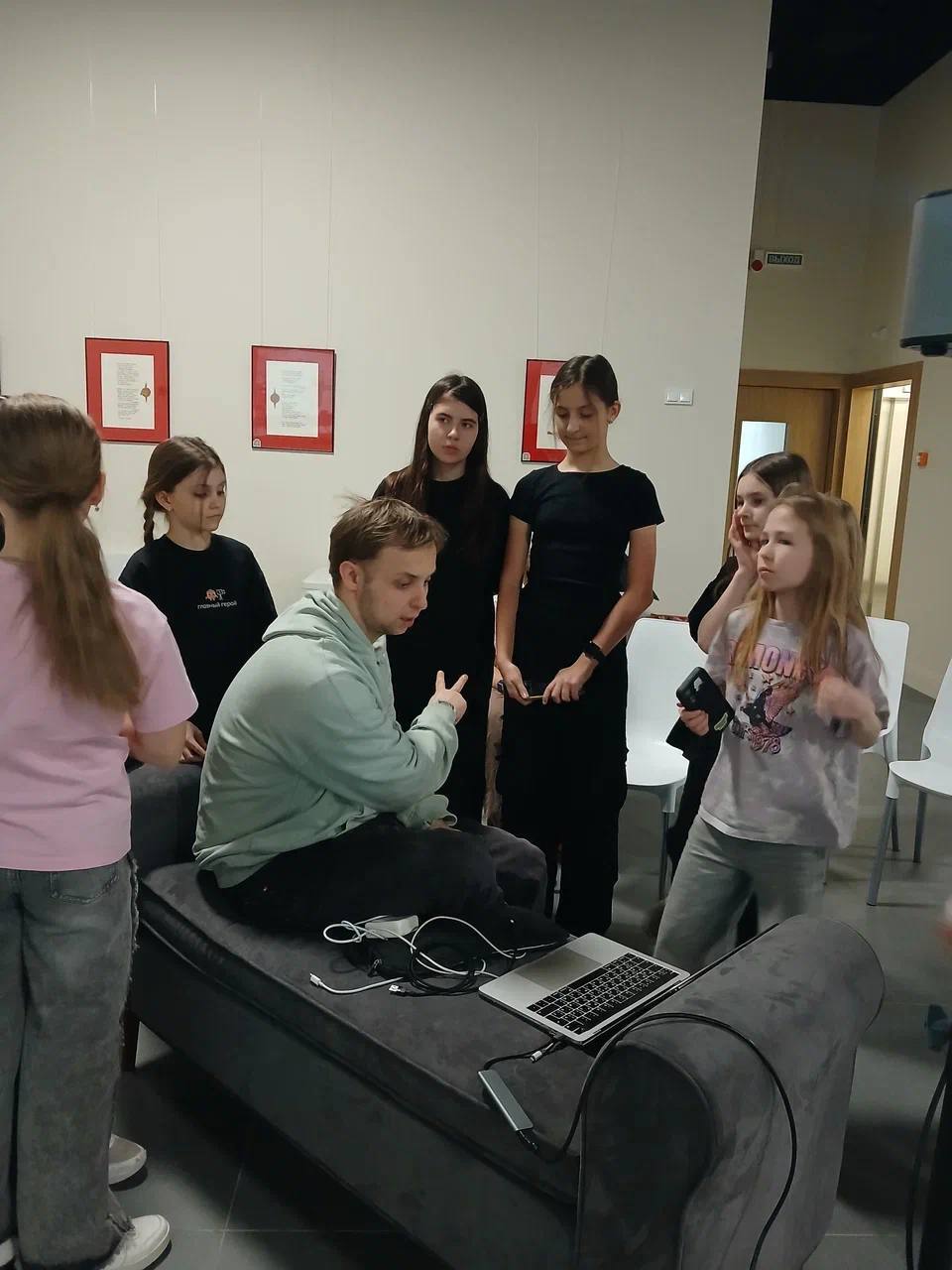 Съёмка на камеру на интенсиве