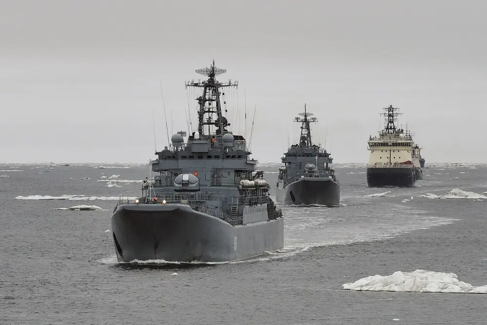 Северный флот Россия корабли база Арктика военно морской флот