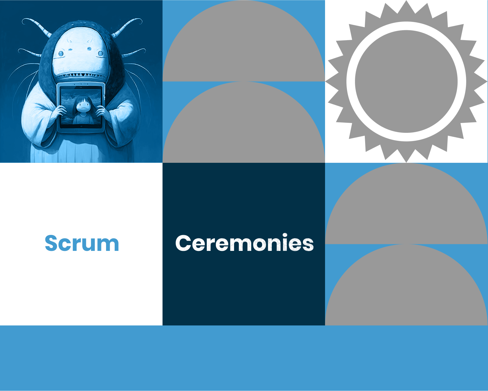 Scrum alliance logo representing the values and principles of the scrum framework