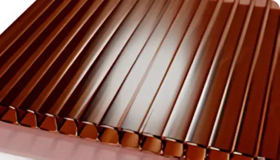 коричневый сотовый поликарбонат