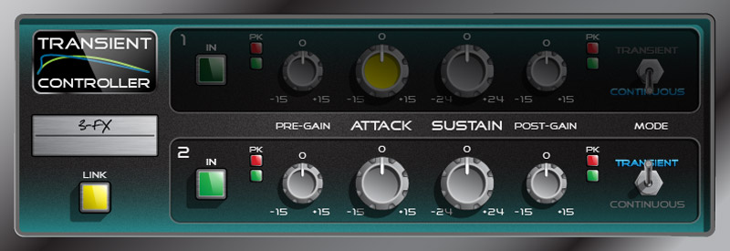 Transient Control Brand Transient Controller — Allen & Heath — MixArt Distribution