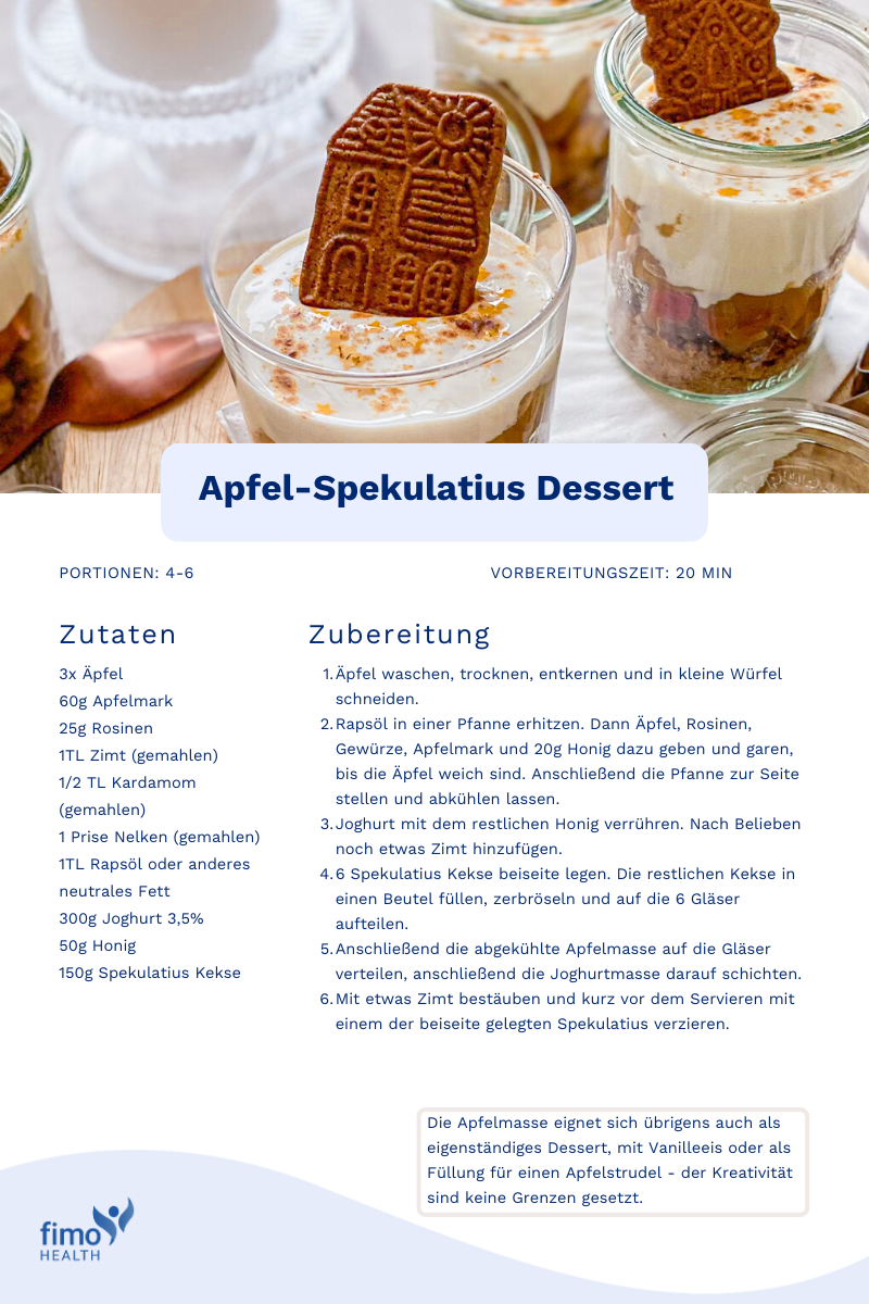 Apfel-Spekulatius Dessert