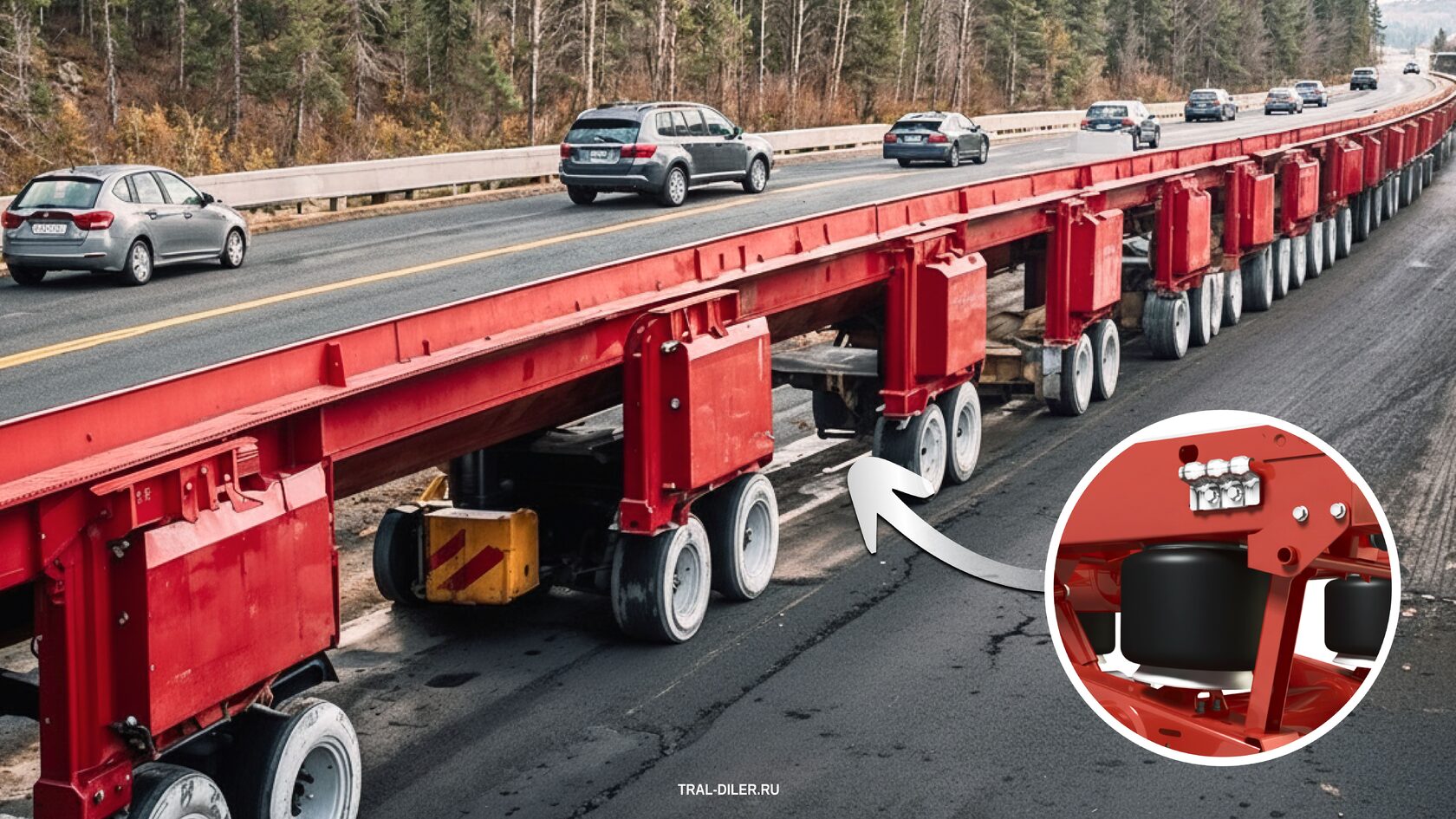 Подвеска трала