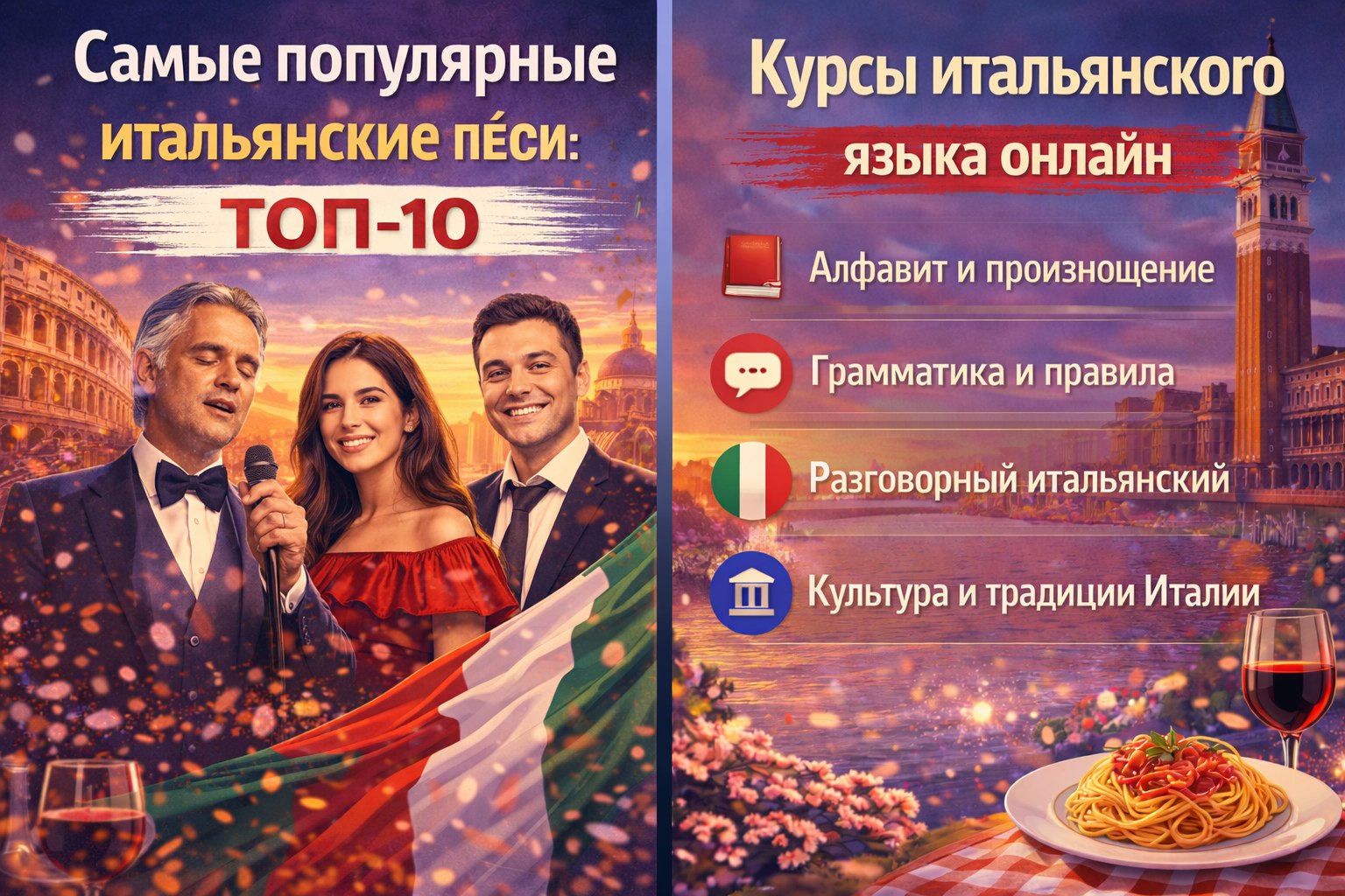 Самые популярные итальянские песни: топ-10 и история их появления