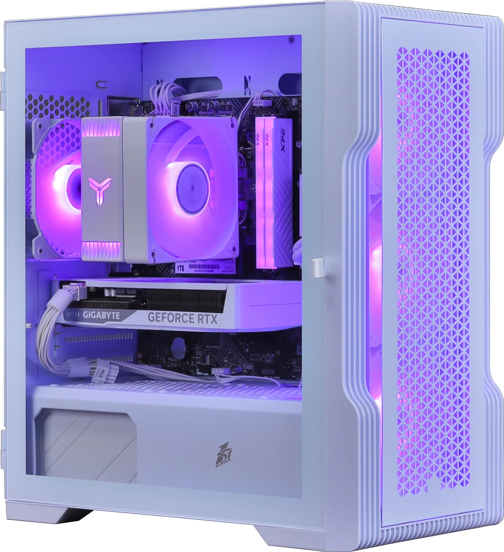 Игровой ПК RYZEN 5 7500F RTX 5060 белый