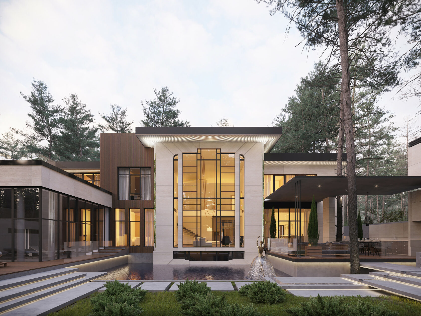 RIVELLA — проект одноэтажного дома на берегу Волги | ONEHOUSE