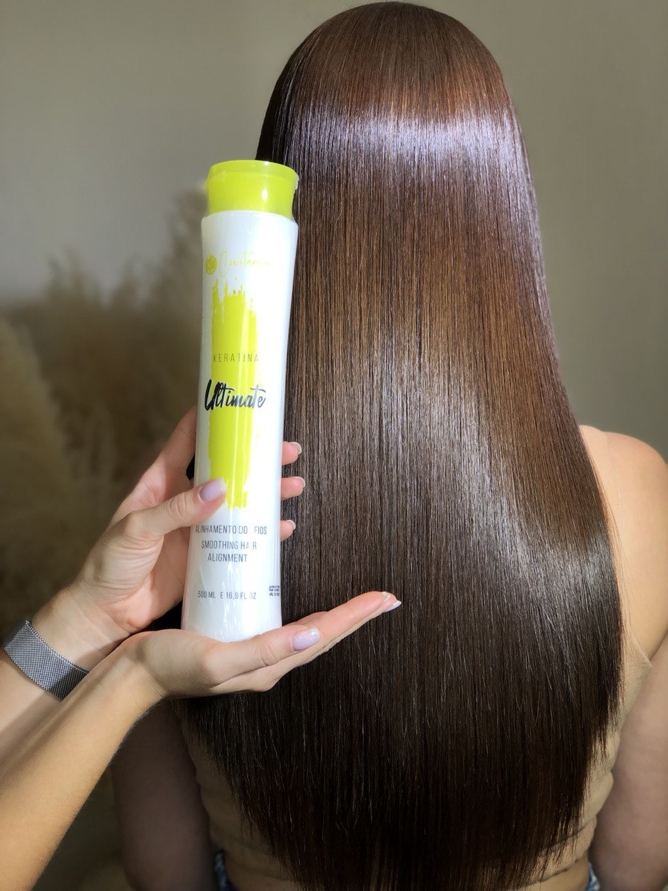 Результат: волосы после процедуры