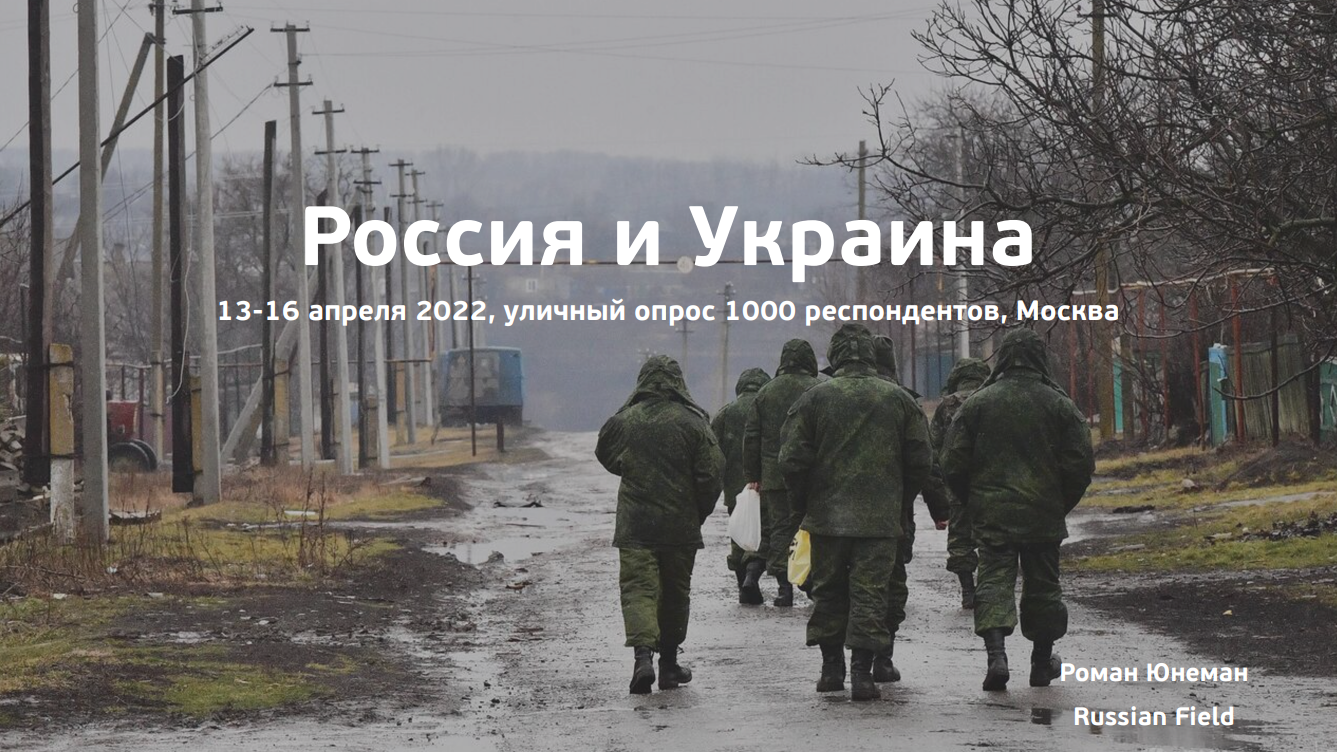 Что думают москвичи о «специальной военной операции» на Украине. Вторая  волна (13-16 апреля)