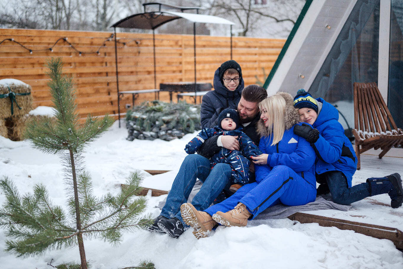 Новый год семьей с детьми на даче рядом с Москвой