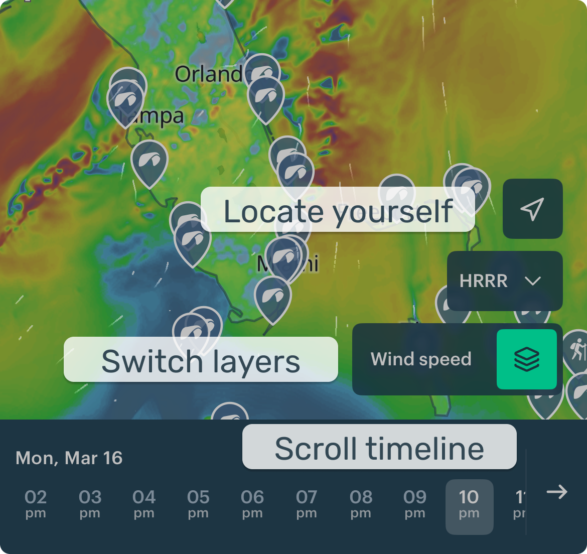 Map controls