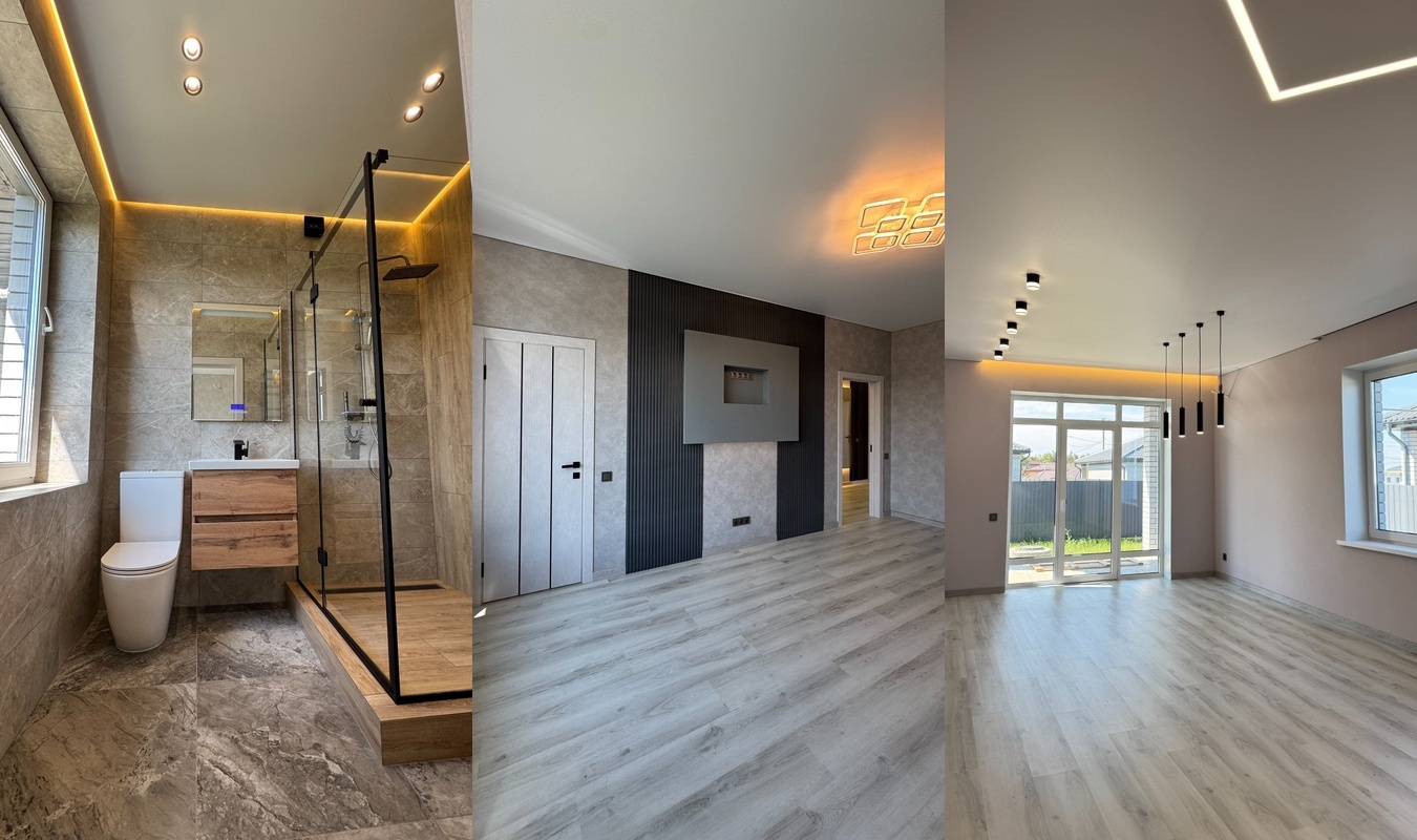 Частный дом 103 м² — коллаж 1