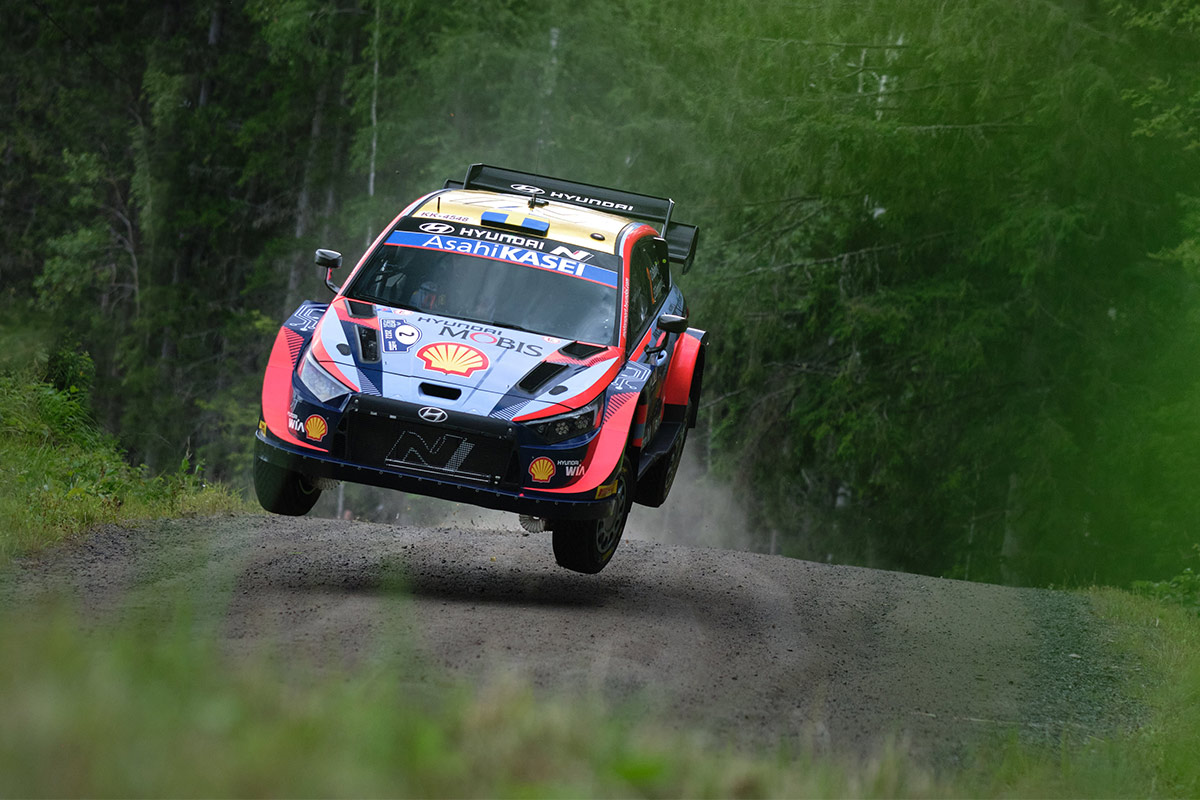 Оливер Сольберг и Эллиот Эдмондсон, Hyundai i20 N Rally1, ралли Финляндия 2022