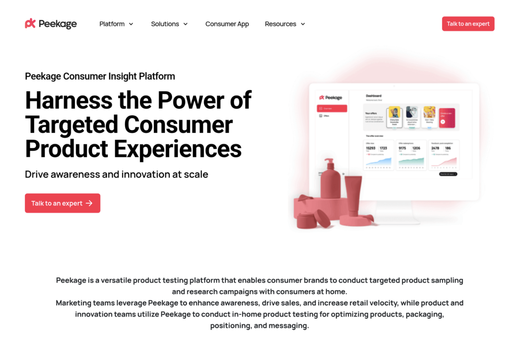 Peekage - Best for In-Home Product Testing and Consumer Insights