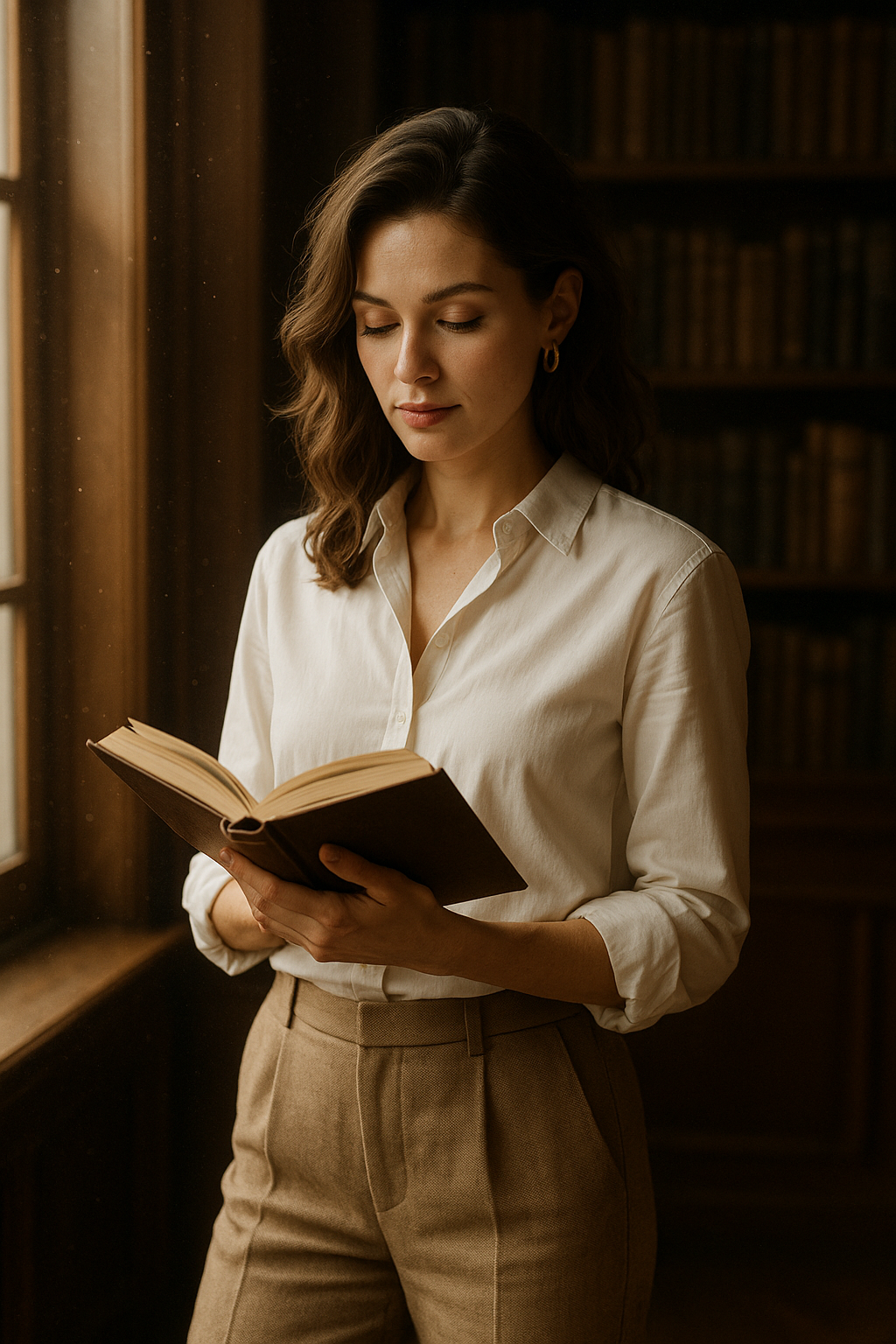 AI commercial visual portrait example