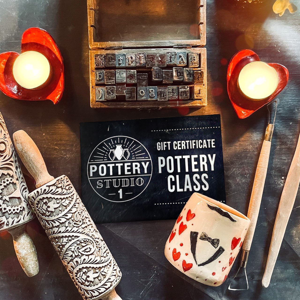 Pottery class gift cards at Pottery Studio 1 in Los Angeles