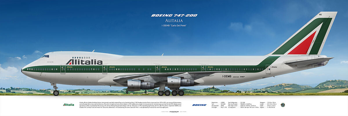 Boeing 747-200 Alitalia