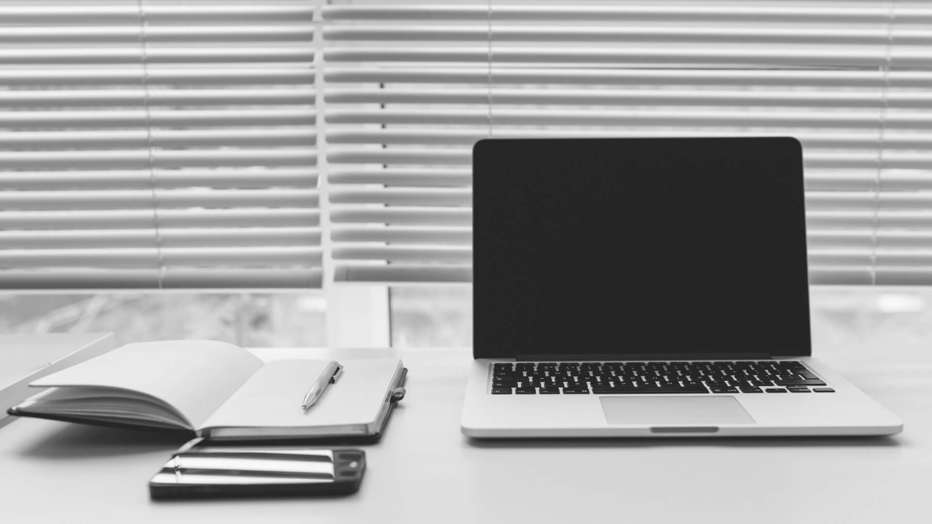 Красивая фотография ноутбука