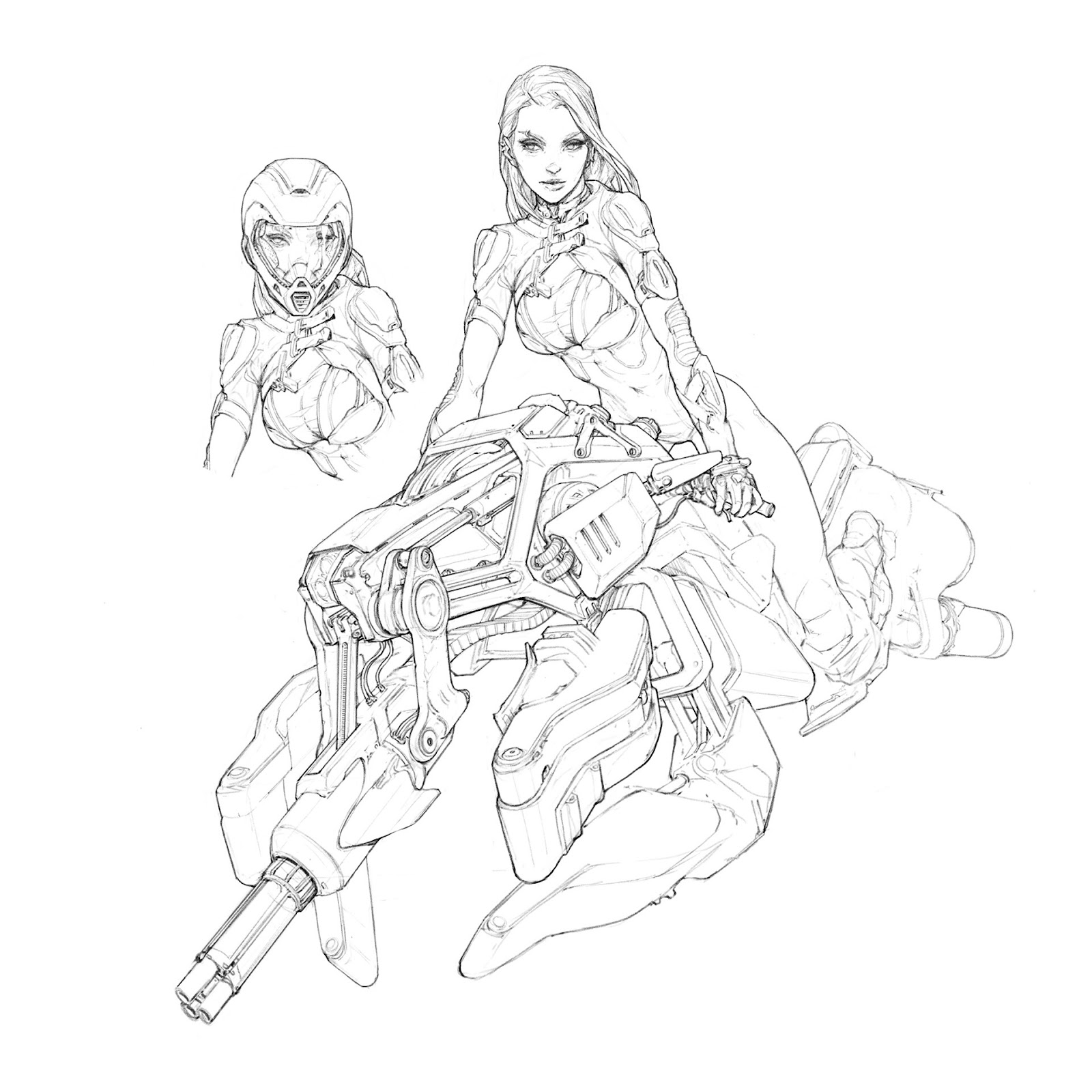 Пример — работа художника Кристофера Янга (artstation.com/christopheyoung)