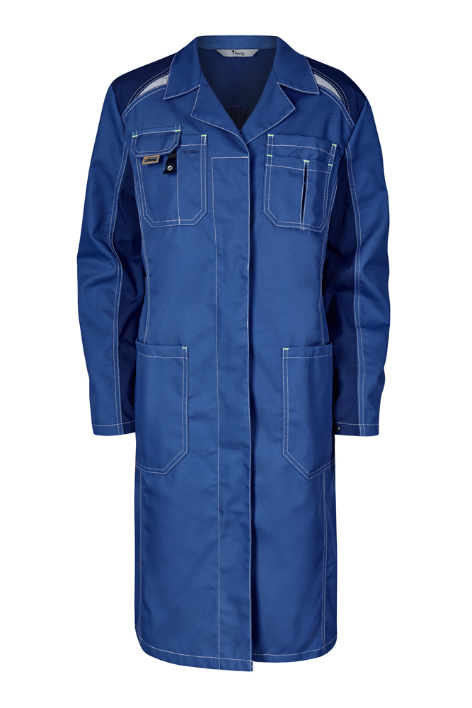 синий рабочий халат съемка спецодежды