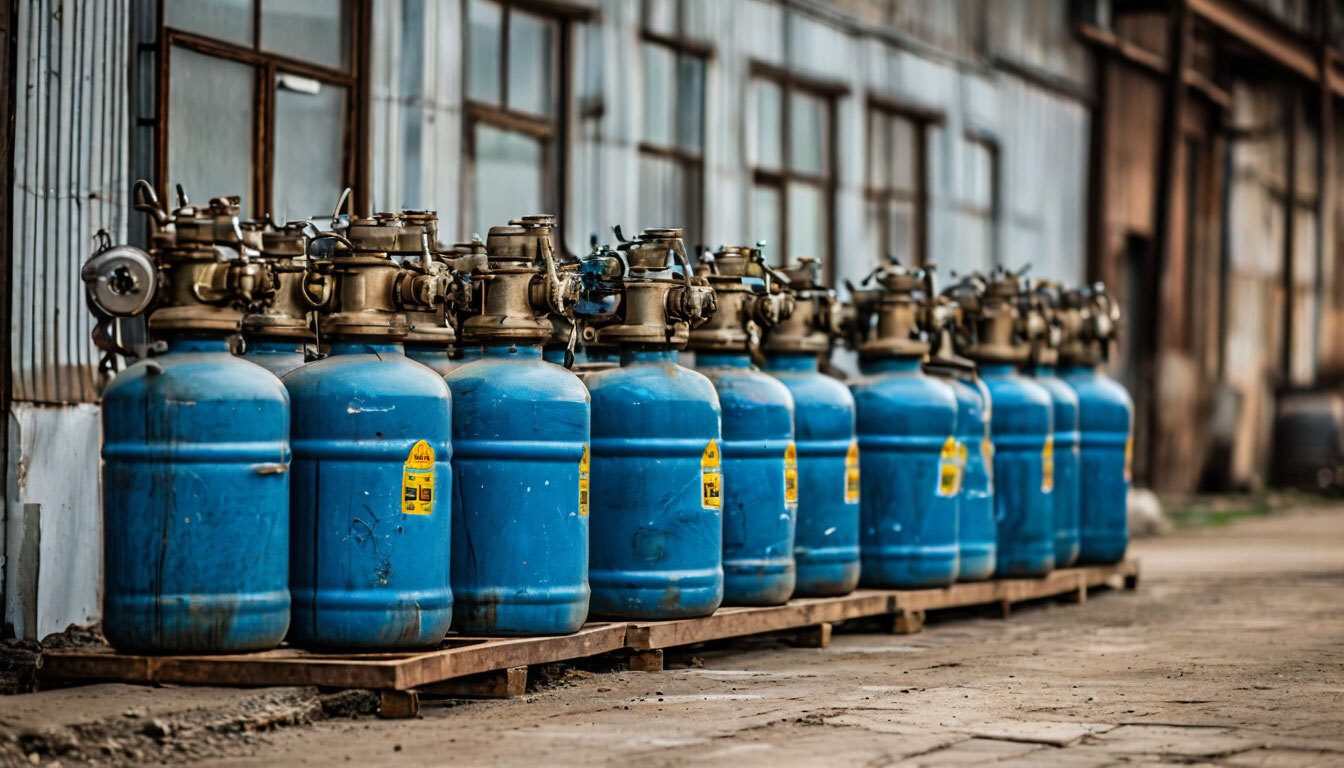 Обмен газовых баллонов